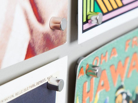 Magnetacks hang posters with magnets